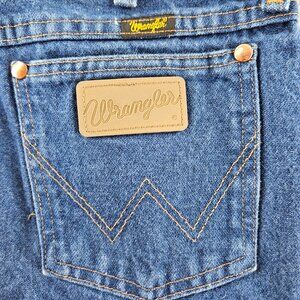 Wrangler Jeans Mens 29x30 Blue Denim Straight Leg 1013MWZ Cowboy Cut Western